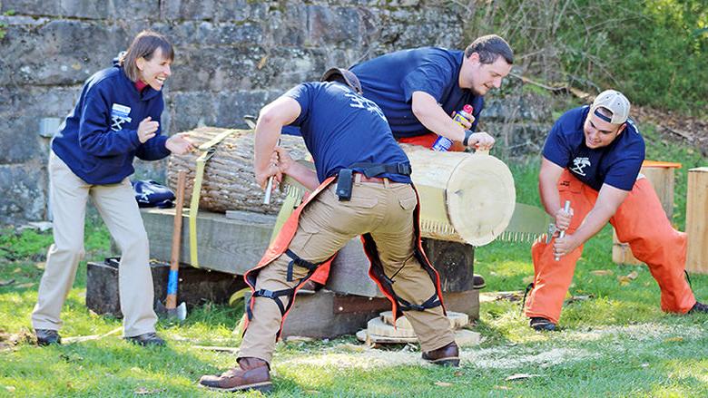 Cross-cut Woodsmen Competition